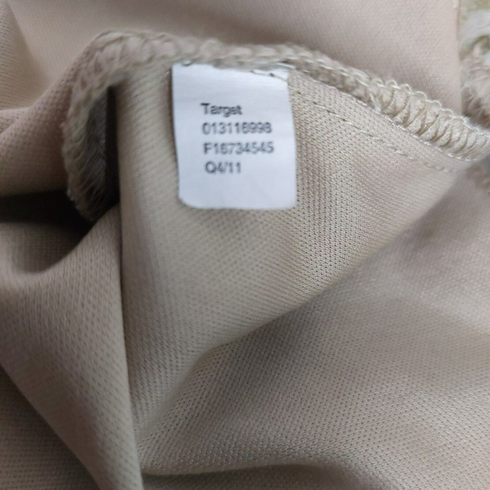 Mossimo Supply Co Womens XL Floral Dress Lined Olive Lavender Yellow Ruffle Top - Picture 12 of 14